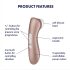 Satisfyer Pro 2+ - punjač klitoralni vibrator (braon)