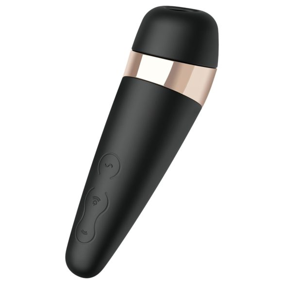 Satisfyer Pro 3+ - vodootporni punjivi vibrator za stimulaciju klitorisa (crni)