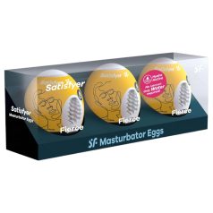 Satisfyer Egg Fierce - set za masturbaciju (3 kom)