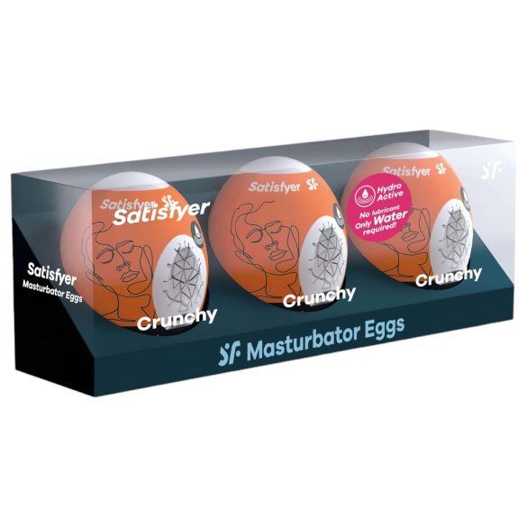Satisfyer Egg Crunchy - set za masturbaciju (3 komada)
