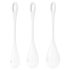 Satisfyer Yoni Power 1 - set joni kuglica - belo (3 komada)
