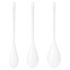 Satisfyer Yoni Power 1 - set joni kuglica - belo (3 komada)