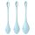Satisfyer Yoni Power 2 - set gejšinih kuglica - plava (3 dela)
