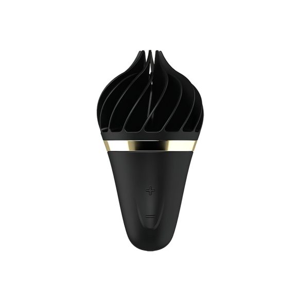 Satisfyer Sweet Treat - punjivi rotirajući vibrator za klitoris (crni)