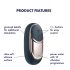 Satisfyer Dark Desire - punjeni crni klitorisalni vibrator