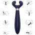 Satisfyer Endless Fun - punjivi vodootporni parni vibrator (plavi)