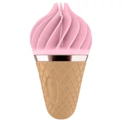   Satisfyer Sweet Treat - punjiva rotirajuća vibrator za klitoris (ružičasto-smeđa)