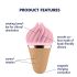 Satisfyer Sweet Treat - punjiva rotirajuća vibrator za klitoris (ružičasto-smeđa)