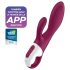 Satisfyer Heated Affair - grejni vibrator sa stimulatorom klitorisa (crveni)