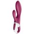 Satisfyer Heated Affair - grejni vibrator sa stimulatorom klitorisa (crveni)