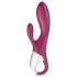Satisfyer Heated Affair - grejni vibrator sa stimulatorom klitorisa (crveni)