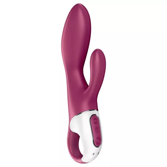 Satisfyer Heated Affair - grejni vibrator sa stimulatorom klitorisa (crveni)