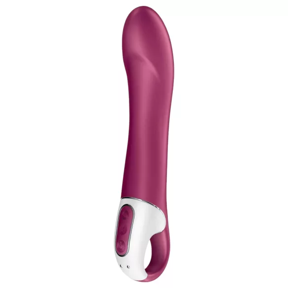 Satisfyer Big Heat - punjivi, grejni G-tačka vibrator (crveni)