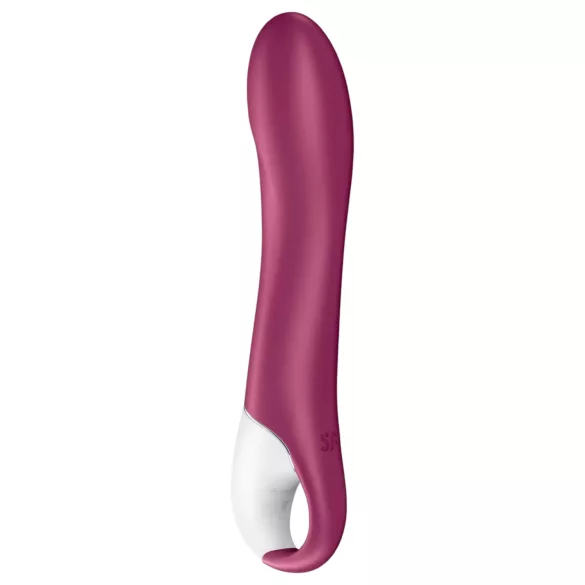 Satisfyer Big Heat - punjivi, grejni G-tačka vibrator (crveni)
