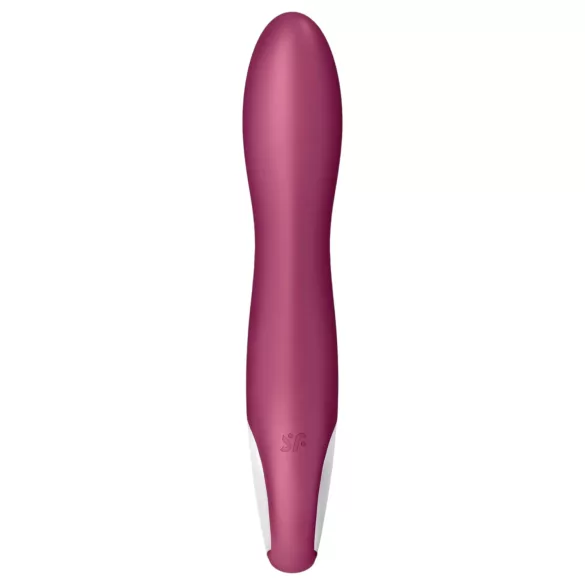 Satisfyer Big Heat - punjivi, grejni G-tačka vibrator (crveni)