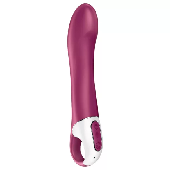 Satisfyer Big Heat - punjivi, grejni G-tačka vibrator (crveni)