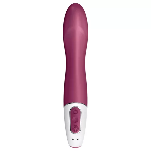 Satisfyer Big Heat - punjivi, grejni G-tačka vibrator (crveni)