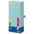 Satisfyer Big Heat - punjivi G-tačka vibrator sa funkcijom zagrevanja (crveni)