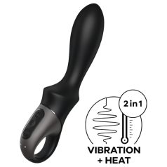   Satisfyer Heat Climax - pametan, grejni analni vibrator (crni)