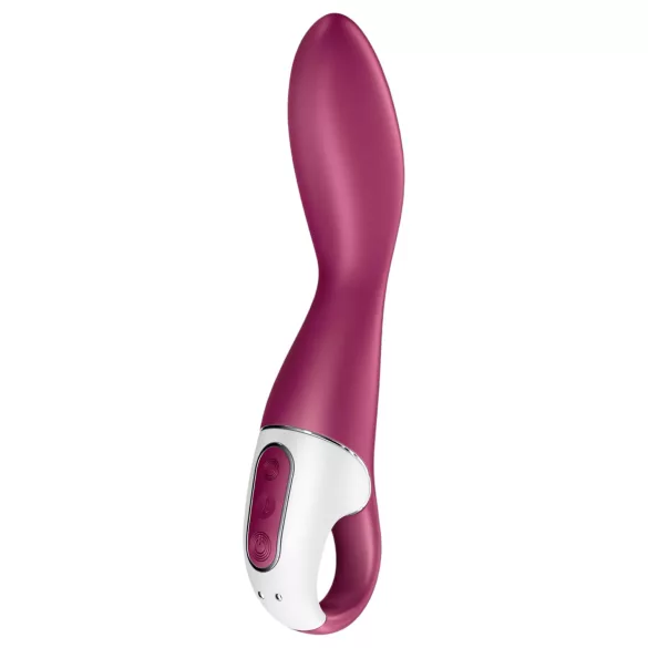 Satisfyer Heated Thrill - vibrator sa zagrevanjem upravljan aplikacijom (crveni)