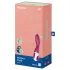 Satisfyer Heated Thrill - vibrator sa zagrevanjem upravljan aplikacijom (crveni)