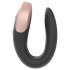Satisfyer Double Love - pametni, daljinski vibrator za parove (crni)