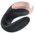 Satisfyer Double Love - pametni, daljinski vibrator za parove (crni)