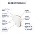 Satisfyer Love Triangle - pametni uređaj za stimulaciju klitorisa (bela)