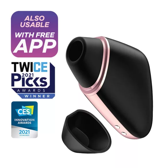 Satisfyer Love Triangle - pametni pulsni stimulator klitorisa (crni)