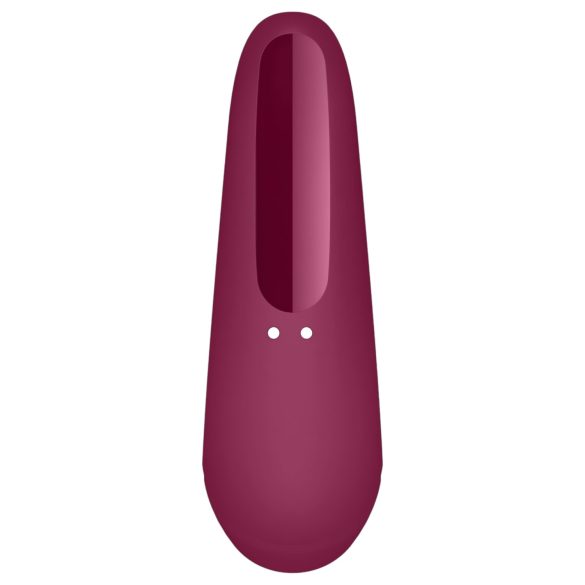 Satisfyer Curvy 1+ - pametan uzbuđivač za klitoris (crveni)