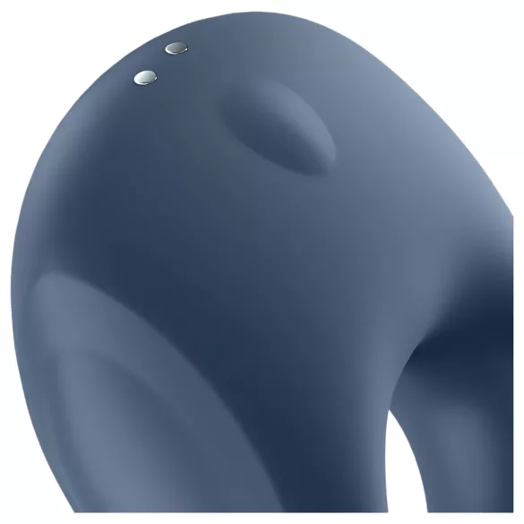 Satisfyer Strong One - Vibrirajući prsten za penis sa aplikacijom, za muškarce (plava)