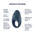 Satisfyer Mighty One - pametan vibro-prsten za penis (plavi)