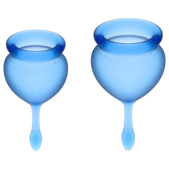 Satisfyer Feel Good set: menstrualna čašica (plava) - 2 kom