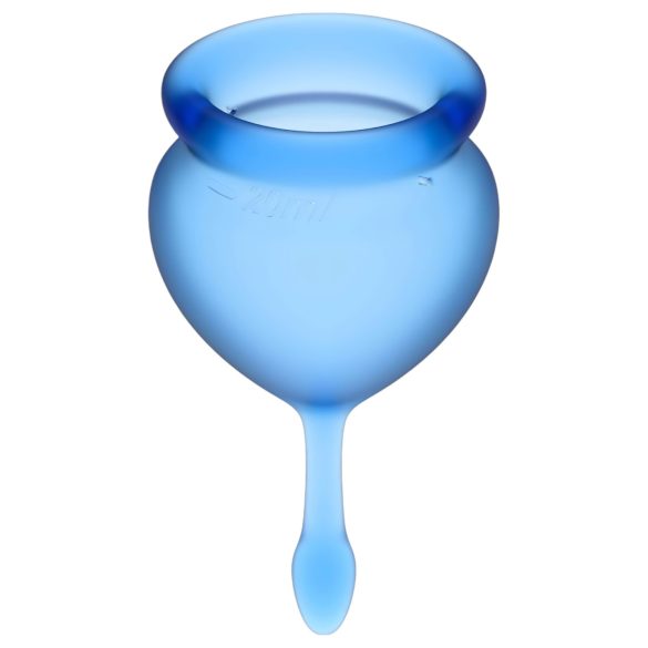 Satisfyer Feel Good set: menstrualna čašica (plava) - 2 kom