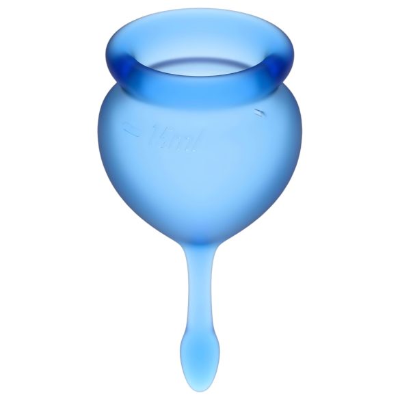Satisfyer Feel Good set: menstrualna čašica (plava) - 2 kom