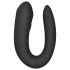 Satisfyer Double Joy - pametni vodootporni vibrator za parove (crni)