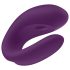 Satisfyer Double Joy - pametan, vodootporan parni vibrator (ljubičasti)