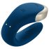 Satisfyer Double Love - pametni parni vibrator (plava)