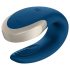 Satisfyer Double Love - pametni parni vibrator (plava)