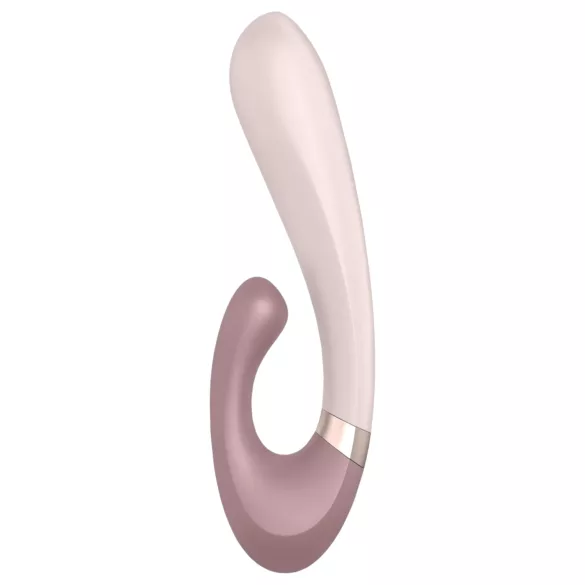 Satisfyer Heat Wave - pametni, grejni vibrator sa ručkom (bež)