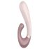 Satisfyer Heat Wave - pametni, grejni vibrator sa ručkom (bež)