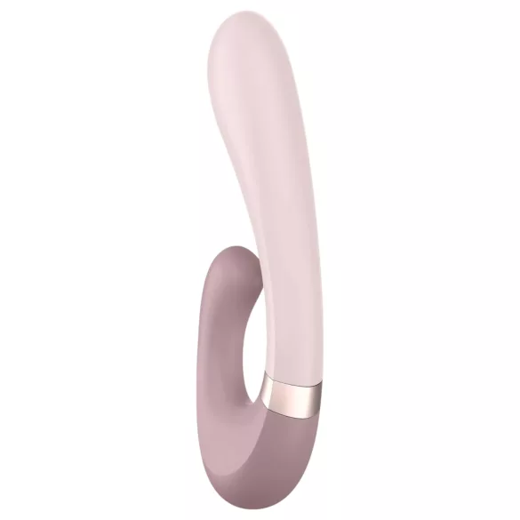 Satisfyer Heat Wave - pametni, grejni vibrator sa ručkom (bež)