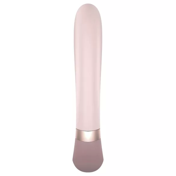 Satisfyer Heat Wave - pametni, grejni vibrator sa ručkom (bež)