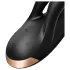 Satisfyer Double Flex - vibrator sa aplikacijom za klitoris sa rukom (crni)
