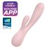 Satisfyer Mono Flex - pametan vodootporni vibrator (ružičasti)