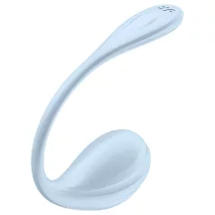 Satisfyer Glatka latica - pametno vibrirajuće jaje (plavo)