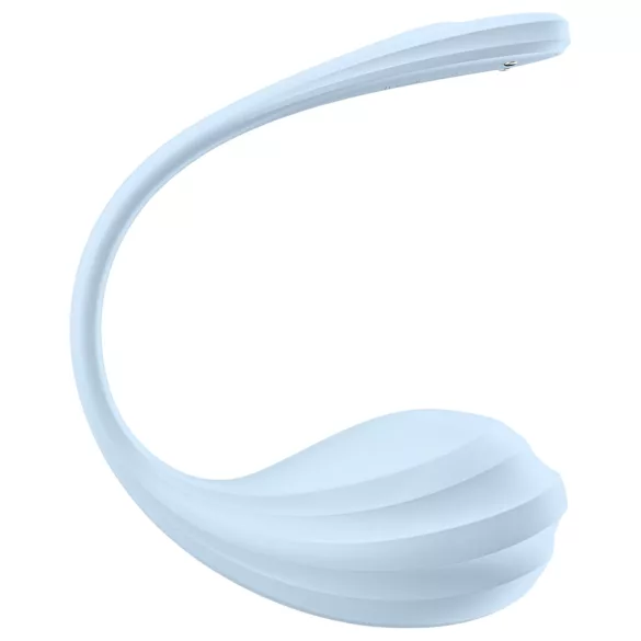 Satisfyer Glatka latica - pametno vibrirajuće jaje (plavo)