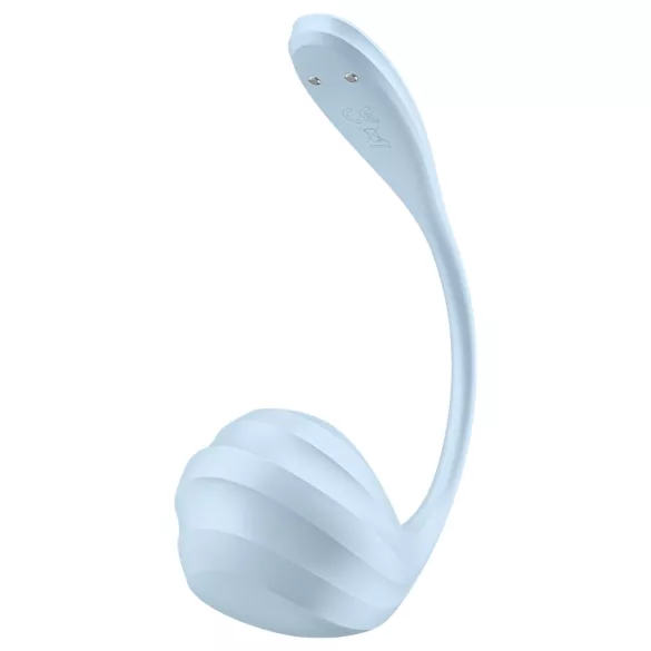 Satisfyer Glatka latica - pametno vibrirajuće jaje (plavo)