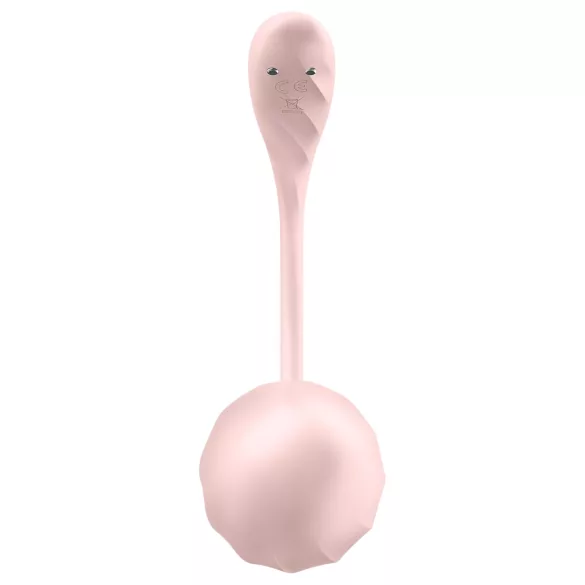 Satisfyer Ribbed Petal - radio vibrirajuće jaje (pink)