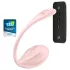 Satisfyer Ribbed Petal - radio vibrirajuće jaje (pink)